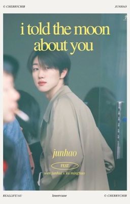 junhao ⊹ i told the moon about you Poster