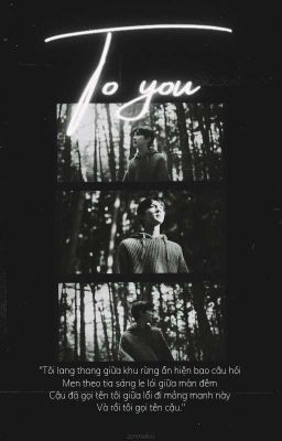 To you | wonki Poster